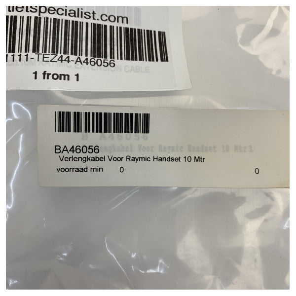 Raymarine A46056 RayMic 10M forlængerkabel til kablet fjernbetjening 