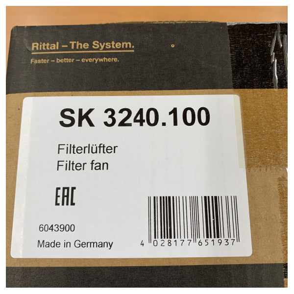 Rittal panel ventilationsudtag med ventilator SK 3240.100 