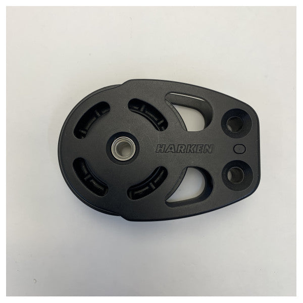 حاجز القدم Harken ESP 75 مم من الألمنيوم مطلي بالأسود - 6092NP 