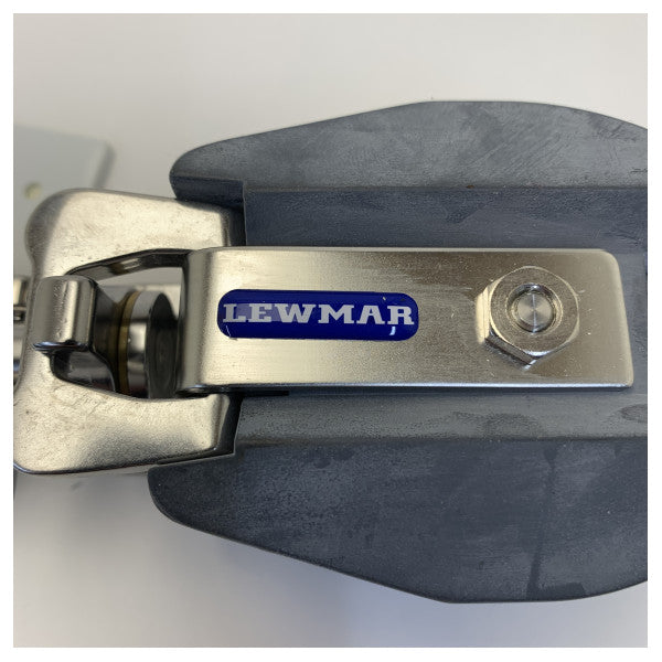 Lewmar Delrin 14 mm Korkeakapasiteettinen Snatch Block Harmaa - 19810600 