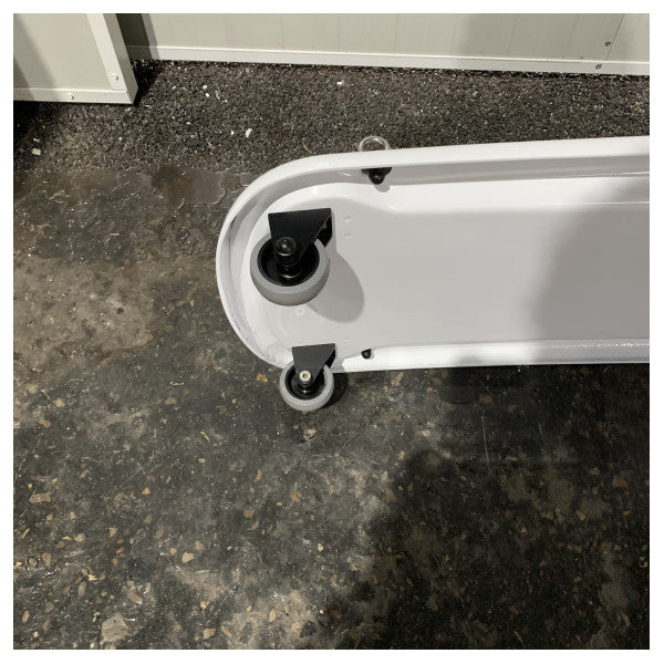 Saída Carbon Calipso Passarela Dobrável de Carbono 2,16M Branca Revestida - 750052 