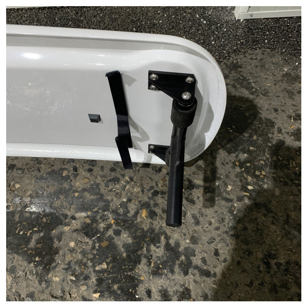 Saída Carbon Calipso Passarela Dobrável de Carbono 2,16M Branca Revestida - 750052 