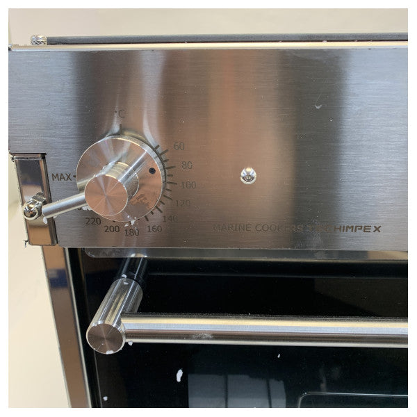 Techimpex Horizon 2F Stainless Steel Induction Cardanic Stove 230V - CES2INDUZ000