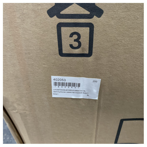 Miele G5640 Sci SL Built-In 45 CM Dishwasher Silver 