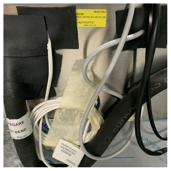 Veco Inċiż Stainless Steel 15-Bottles Wine Cellar G62745 12V 