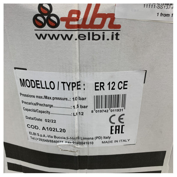 Veco 12L Система кондиціонування повітря Розширювальний бак ЧЕРВОНИЙ - M3603C - A102L20 