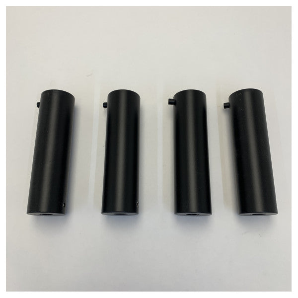 Bonomi svart belagd toalettpappershållare - 116001 