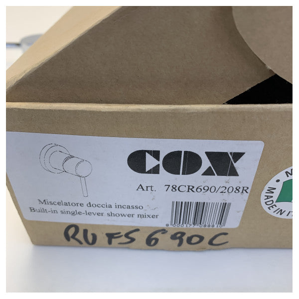 خلاط دش برافعة واحدة من بايني COX كروم - 78CR690-208R 