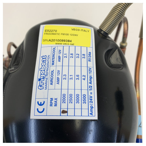 Compressore di raffreddamento Veco Frigomatic FM100 12/24V - E52270 