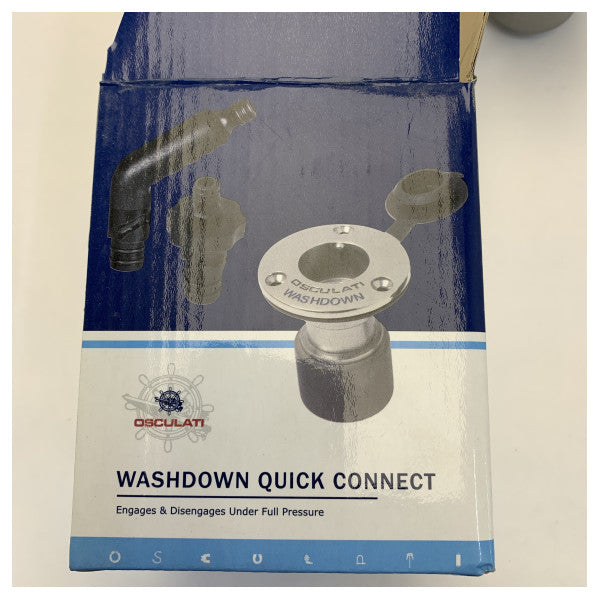 Osculati 1644221 Set za priključak za vodu od nehrđajućeg čelika 