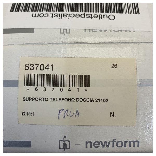 Supporto per doccia in acciaio inox Newform X-Steel - 21102.21.018 