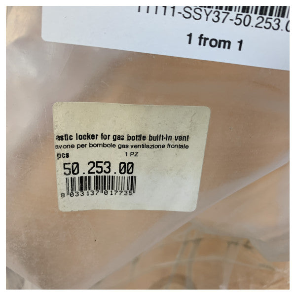 Osculati 5025300 Build-In Plastic Locker for Gas Bottles with Vent 