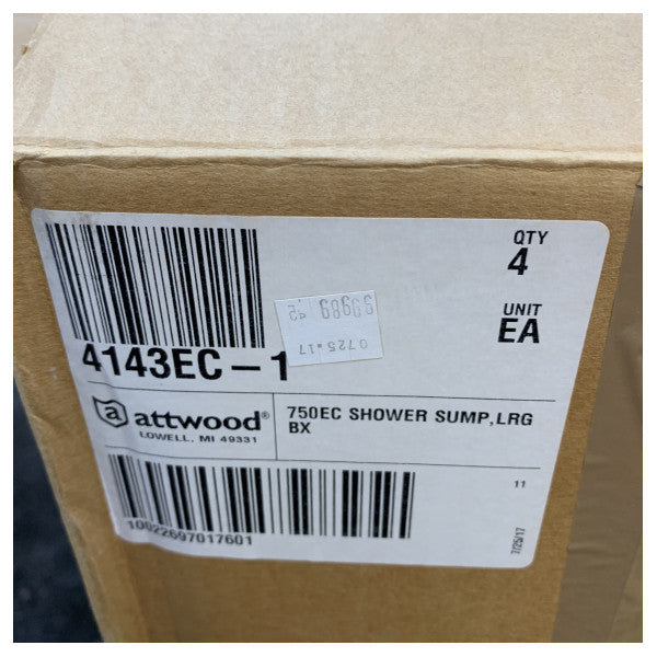 アトウッド 12V グレー水シャワーポンプシステム 56L/min - 750EC 