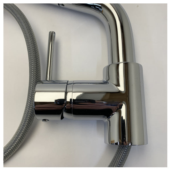 Foresti Suardi Cox Chrome Retractable Mixer Tap with Shower Head 4093.C 