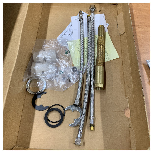 Foresti Suardi Cox Chrome Retractable Mixer Tap with Shower Head 4093.C 