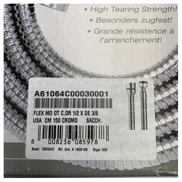 Λάβυρινθος Ευέλικτος Χρωματιστός Σωλήνας Ντους 150 εκ. - A61064C000300 