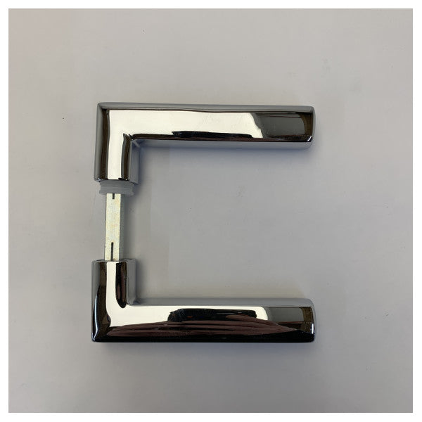 Набір дверних ручок Foresti Suardi Brass Chrome з квадратним дизайном - 480A.C 