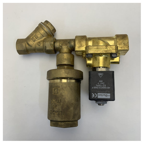 Planus PW.018.00 24V Solenoid Fresh Water Inlet Valve for Electric Toilet