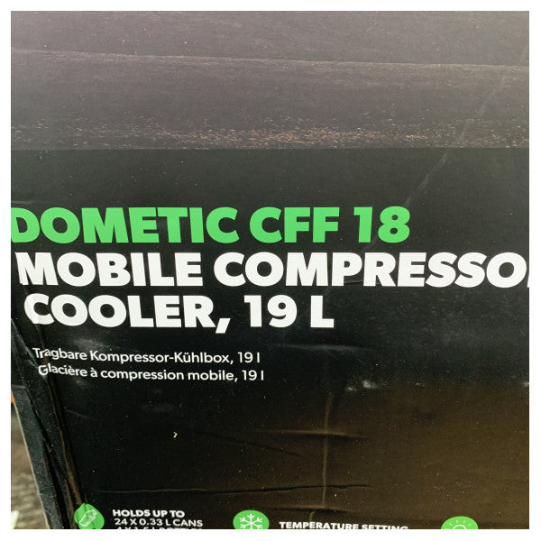 Dometic Boîte de réfrigération CFF-18 refroidie par compresseur 19L 12/24/230V Grise - 9620001948 