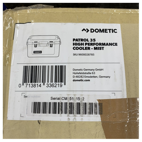 Dometic Patrol 35 Pasivna hladnjača 36L Magla - 9600028785 