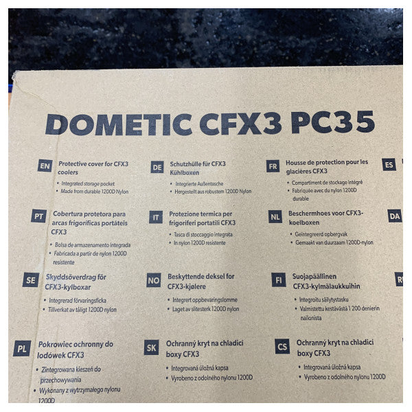 Dometic CFX5 et CFX3 35 Housse de protection pour boîte de refroidissement noire - 9620012806 
