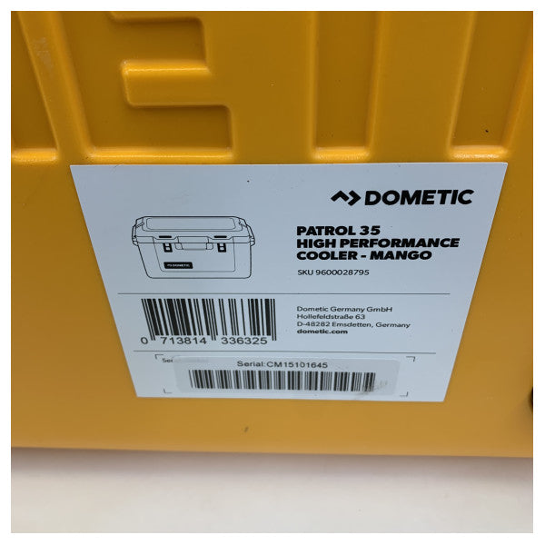 Dometic Patrol 35 Pasif Soğutma Kutusu 36L Glow - 9600028795 