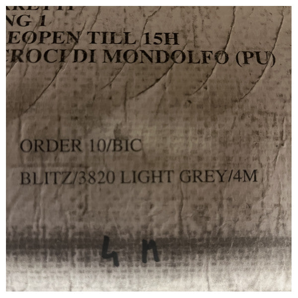 BIC BLITZ 3820 alcatifa cinzenta clara 3850 x 2450 mm