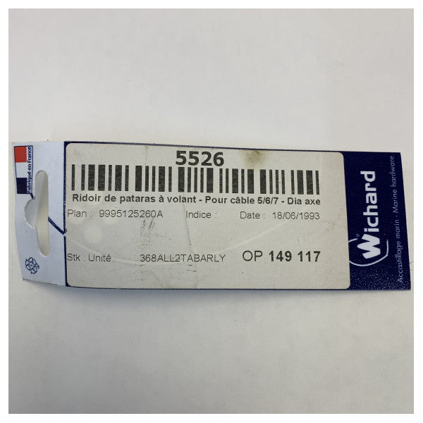 Tensionador de estay ajustável manual em aço inoxidável Wichard 5526 12 mm 