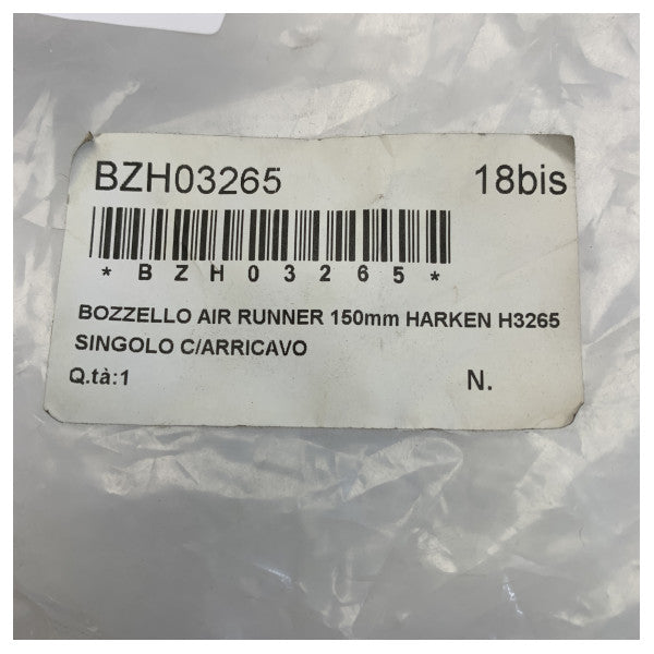 Harken 3265 150mm Black Magic High Load Air Runner Block