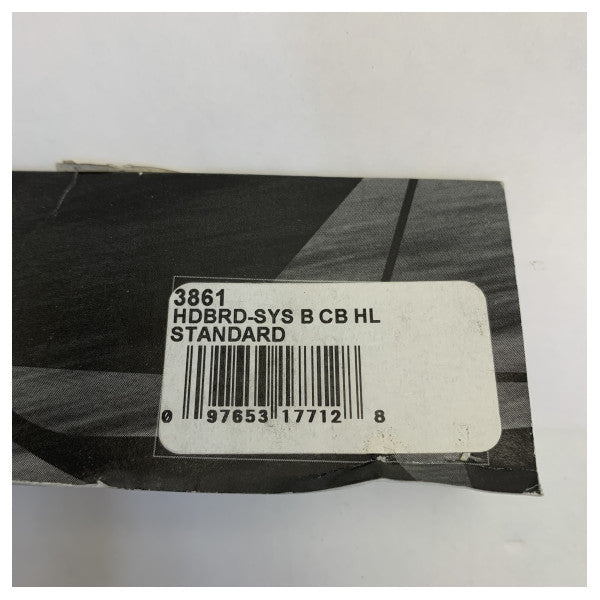 Harken 3861 Web-On Päätylevy Standardi Musta 