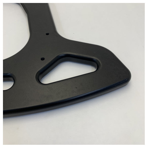 ハーケン 3876 ウェブオン ヘッドボード プレート スタンダード ブラック 