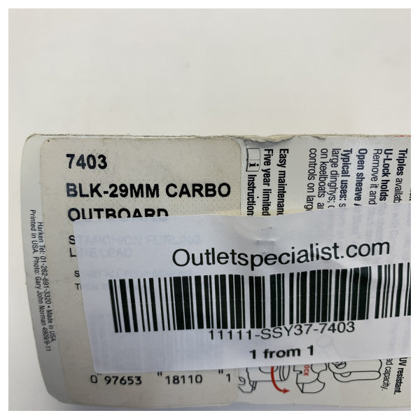 Harken 7403 29mm Mount Block għall-Stanchion Outboard 