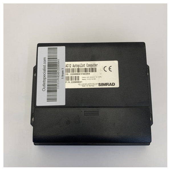 Simrad 22089841 AC12 Автопилотен контролен компютър - Процесор за моторни и ветроходни лодки 