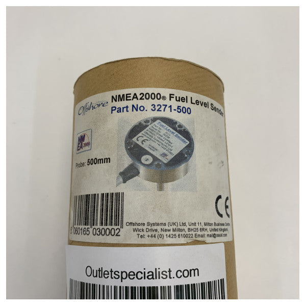 Αισθητήρας επιπέδου ή όγκου καυσίμου Offshore 3271-500 για ντίζελ - Καύσιμο και βενζίνη 