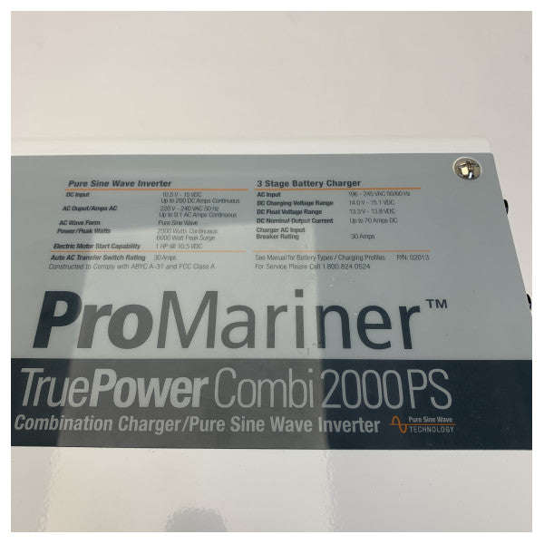 Promariner TruePower Combi 2000PS Комбінований інвертор / зарядний пристрій 2000W - 70A - 12V 