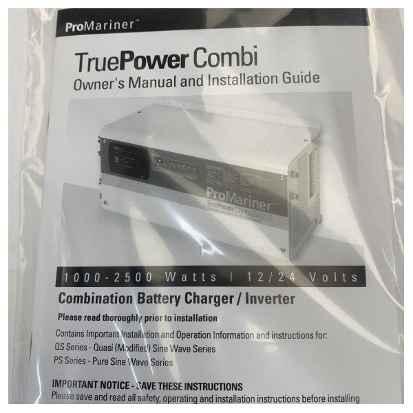 Promariner TruePower Combi 2000PS Комбінований інвертор / зарядний пристрій 2000W - 70A - 12V 
