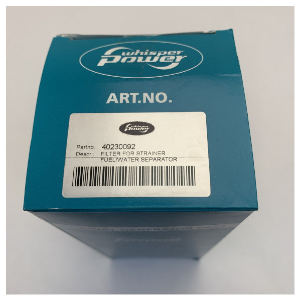 Whisper Power 40230092 Polttoainesuodatin - Vedenerotin 