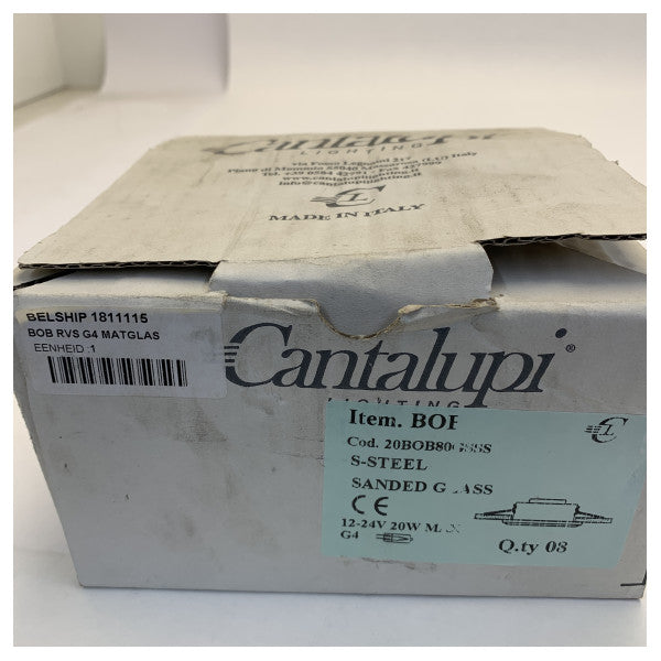 Cantalupi 20BOB80GSSS BOB Downlight Spot D66 mm 24V 