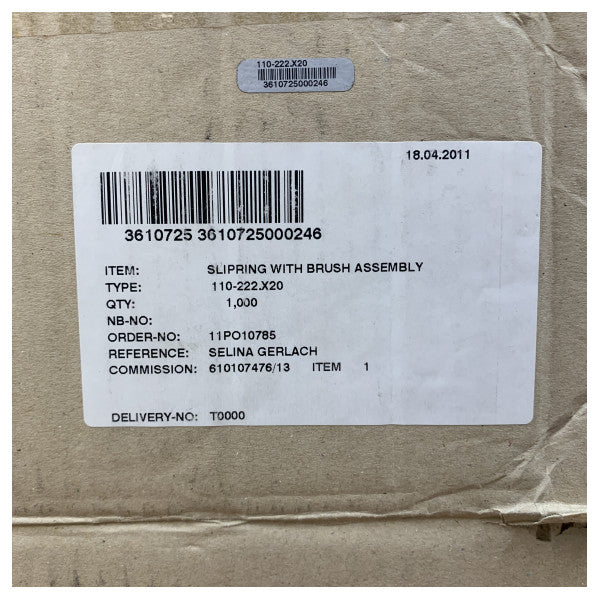 Скользящий контакт Raytheon Anschutz 110-222.X20 з щітковим вузлом 