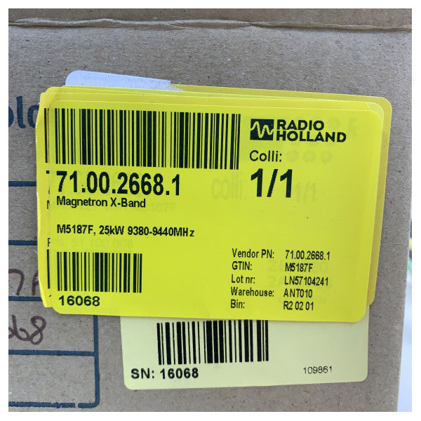 E2V M5187F X-Band Radar Magnetron 25 kW 