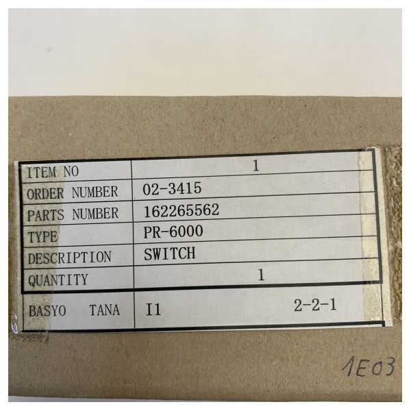 NFU AM-31Z için Tokyo Keiki PR-6000 Anahtar Montajı 