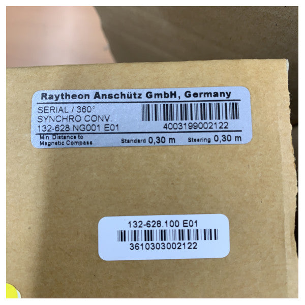 Raytheon Anschutz 132-628-NG001-E01 Synchro Converter 