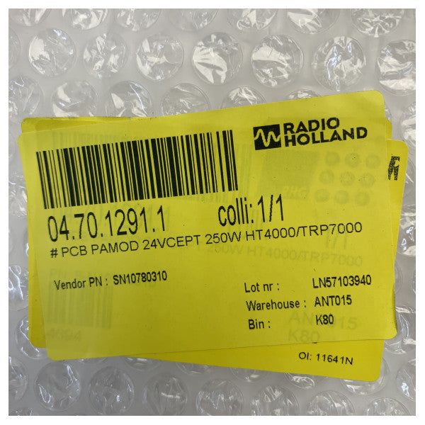 セーラー・スカンティ・パワーアンプPCB 10780310 250W - 24V 