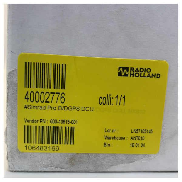 Simrad Pro GPS ja DGPS DCU Navigointinäyttö - MX612 