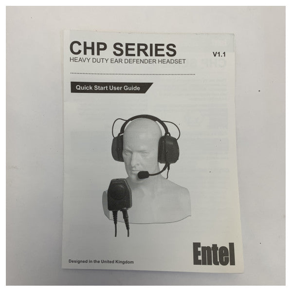 Entel CHPHD Headset Defender bil-FOX għall-Radju Portabbli 