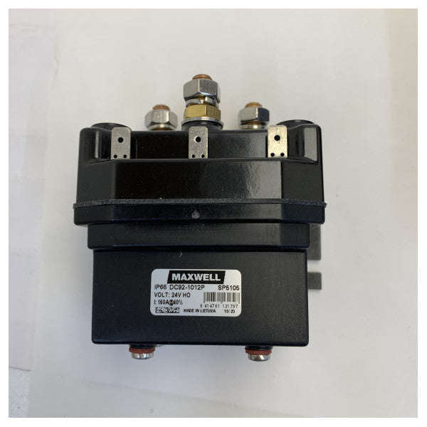 Maxwell RC8 8mm Argento Inossidabile Vento Verticale 12V 1000W - P102559 