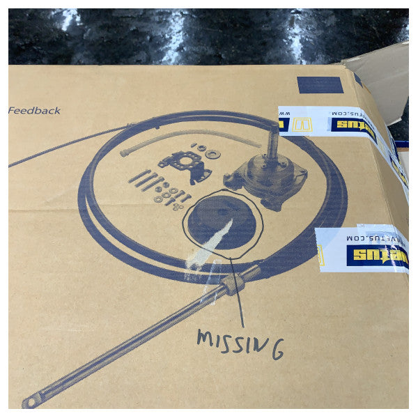 Vetus HZFKIT13 Sistema ta' Ġestjoni Mekkaniku Kit 13 Ft - 4M 