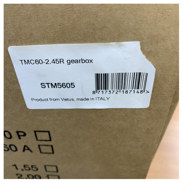 Vetus Twin Disc STM5605 Motor Kupplung - Getriebe TMC60-2.45R 