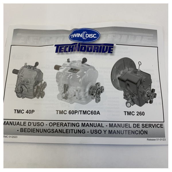 Vetus Twin Disc STM5605 Motor Kupplung - Getriebe TMC60-2.45R 