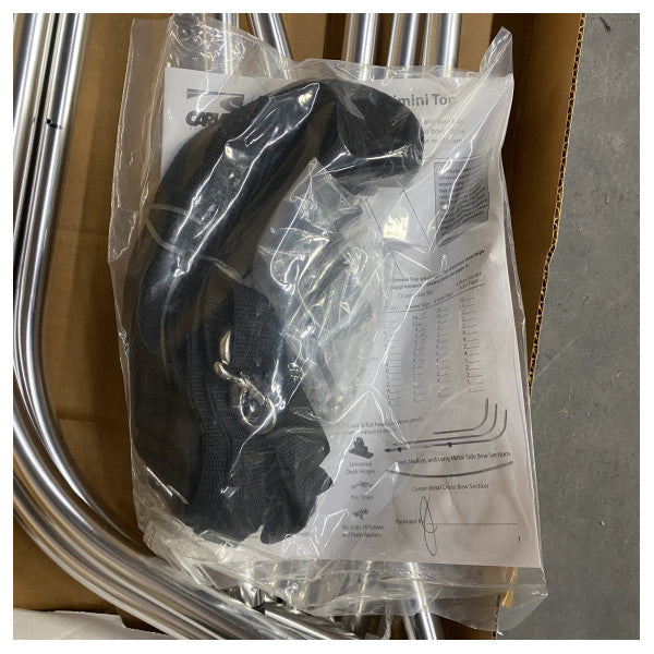 Carvers 3 Bogen 54 x 67 bis 72 Zoll Aluminium Bimini -Rahmen - 55402